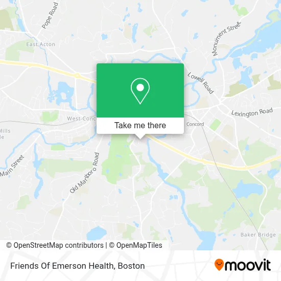 Friends Of Emerson Health map