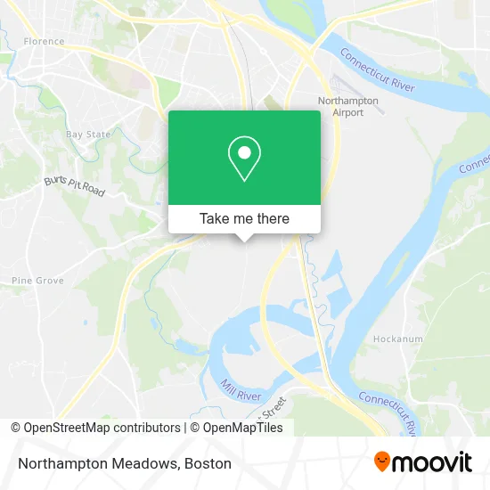 Northampton Meadows map