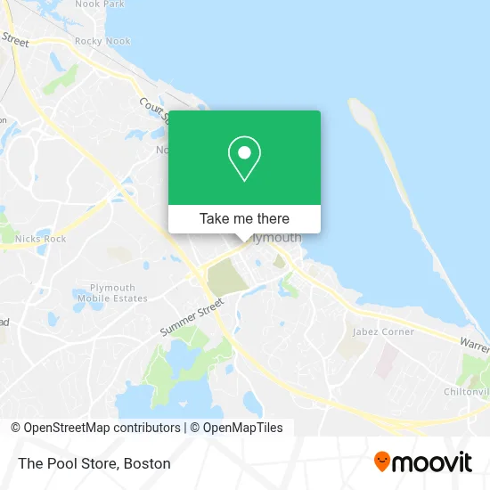 The Pool Store map