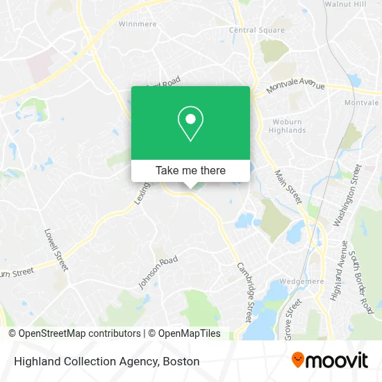 Highland Collection Agency map