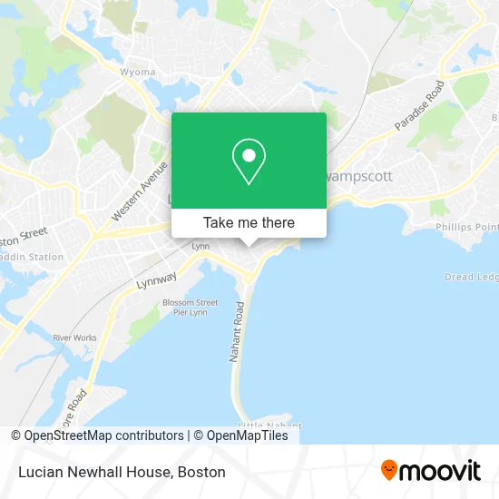 Lucian Newhall House map