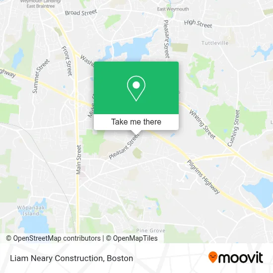 Liam Neary Construction map