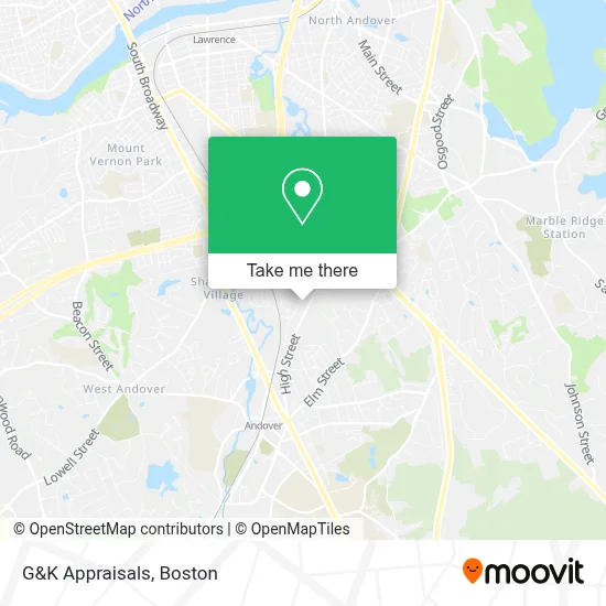 G&K Appraisals map