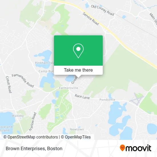 Brown Enterprises map