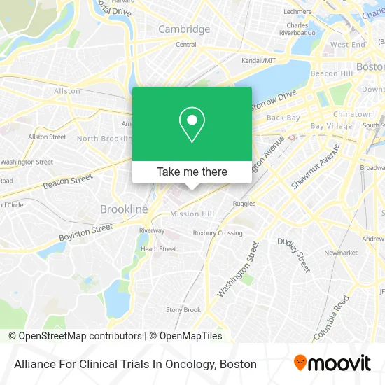 Alliance For Clinical Trials In Oncology map