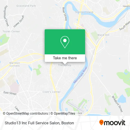 Studio13 Inc Full Service Salon map
