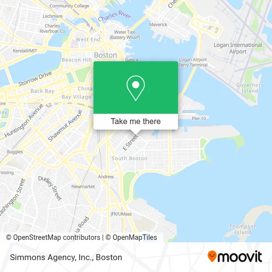 Simmons Agency, Inc. map