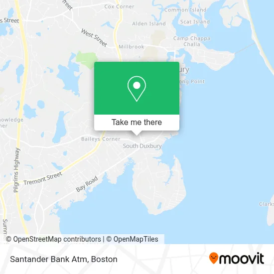 Santander Bank Atm map