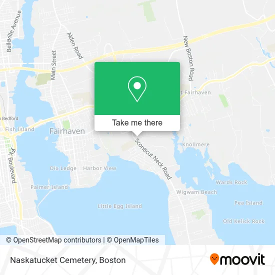 Naskatucket Cemetery map