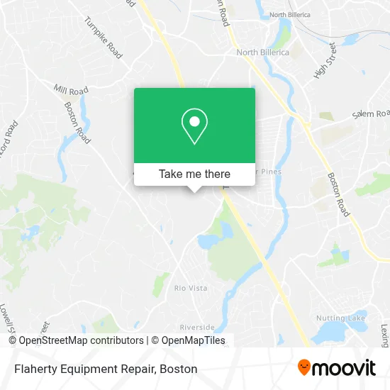 Flaherty Equipment Repair map