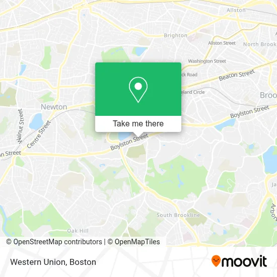 Western Union map