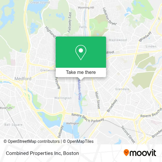 Combined Properties Inc map