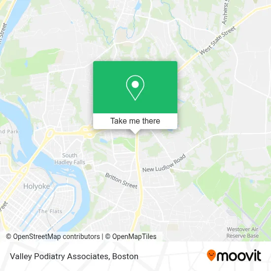 Valley Podiatry Associates map