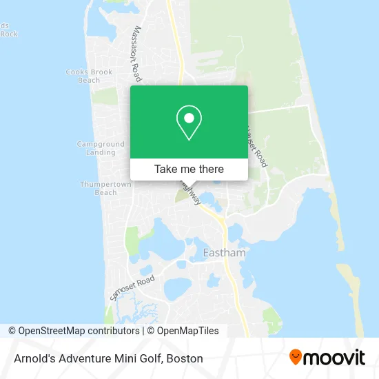 Arnold's Adventure Mini Golf map
