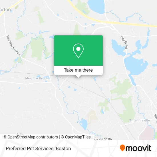 Preferred Pet Services map