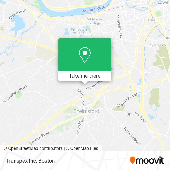 Transpex Inc map