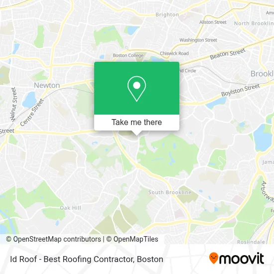 Id Roof - Best Roofing Contractor map
