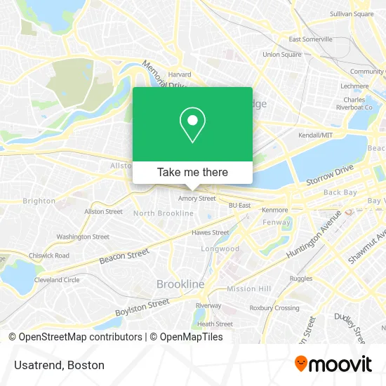 Usatrend map