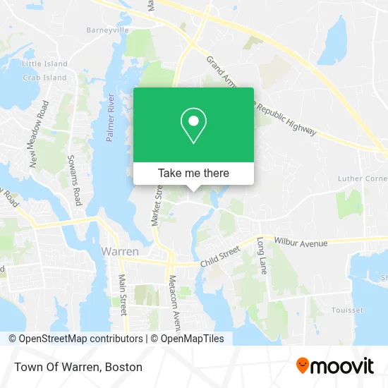 Town Of Warren map