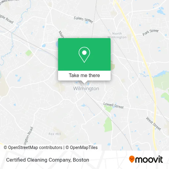 Certified Cleaning Company map