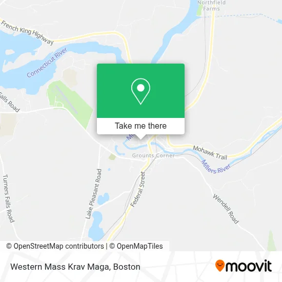 Western Mass Krav Maga map