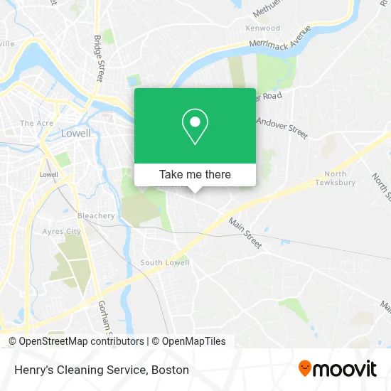 Henry's Cleaning Service map
