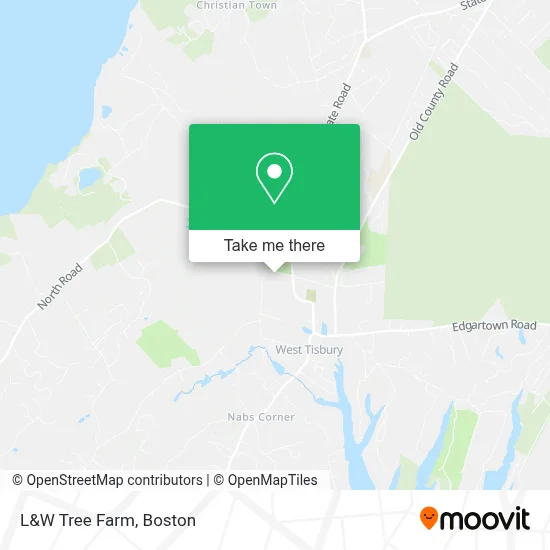 L&W Tree Farm map