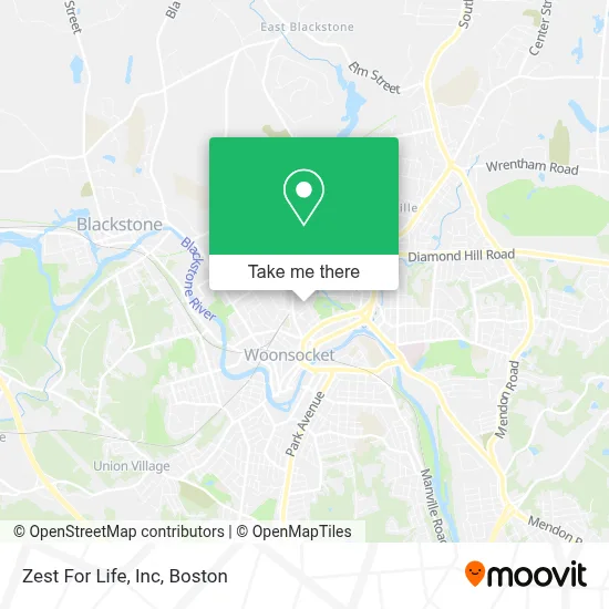 Zest For Life, Inc map