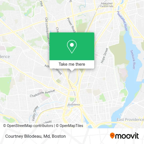 Courtney Bilodeau, Md map