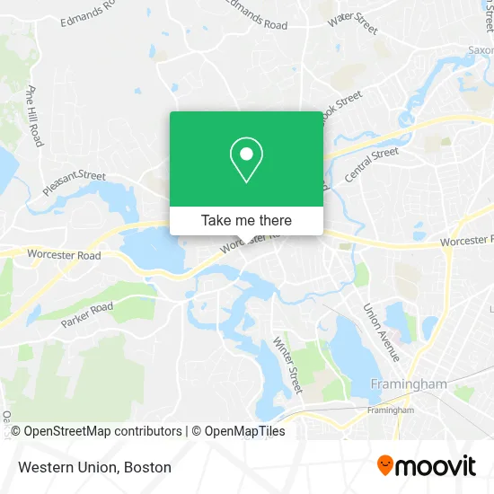 Western Union map