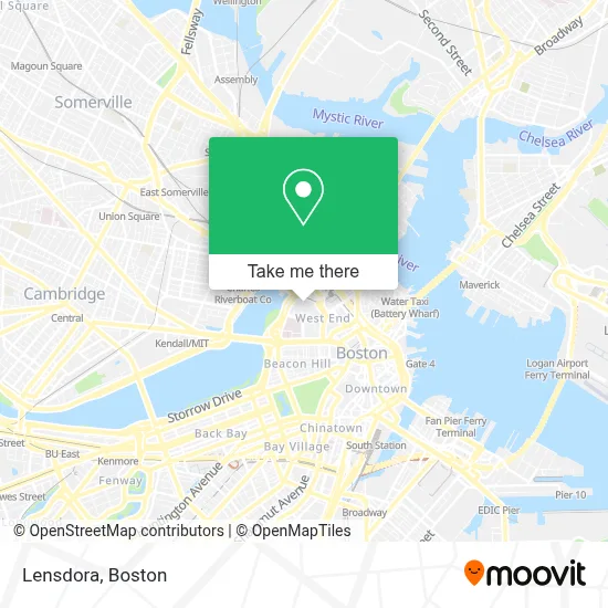 Lensdora map