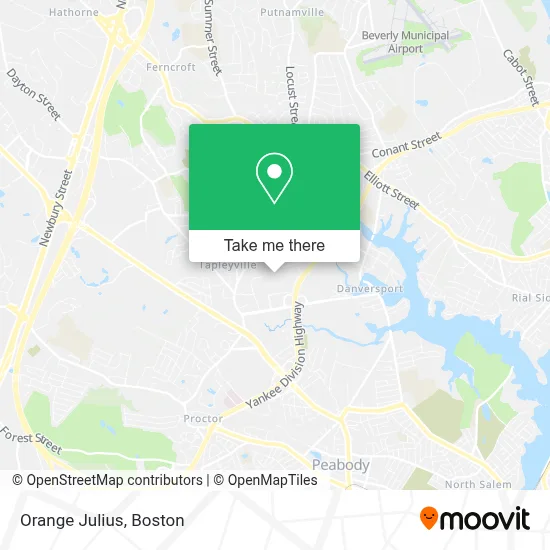 Orange Julius map