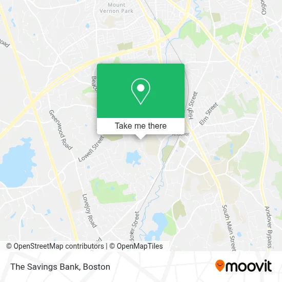 The Savings Bank map