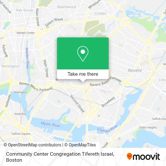 Community Center Congregation Tifereth Israel map