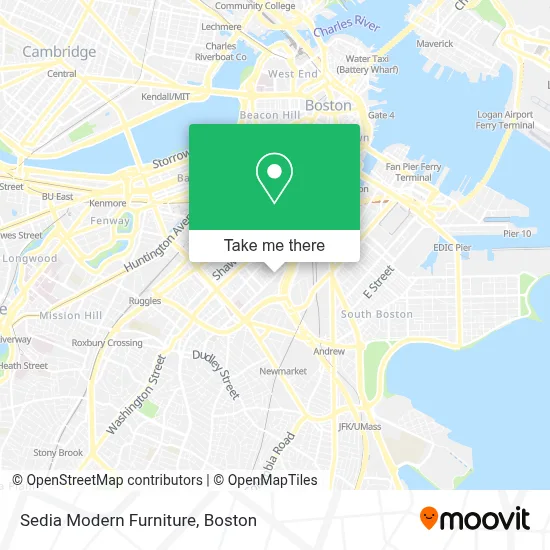 Sedia Modern Furniture map