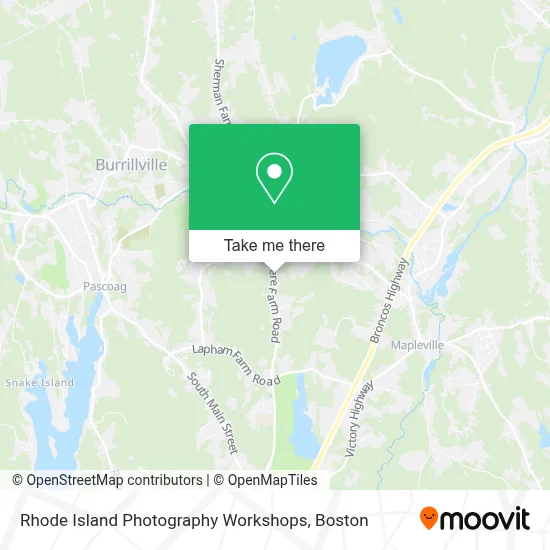 Rhode Island Photography Workshops map