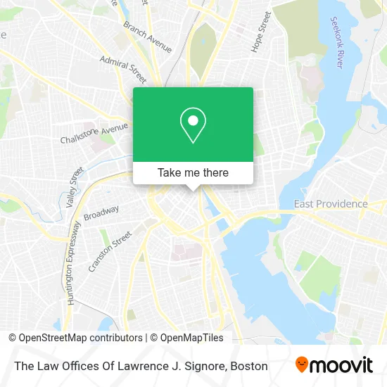 The Law Offices Of Lawrence J. Signore map