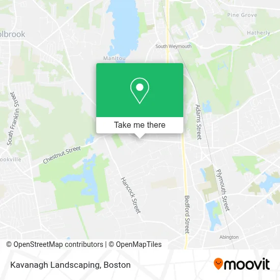Kavanagh Landscaping map