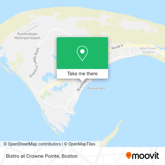 Bistro at Crowne Pointe map
