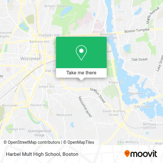 Harbel Mult High School map