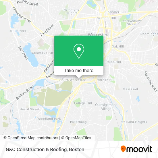 G&O Construction & Roofing map