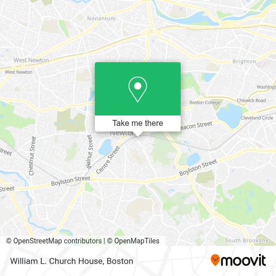 William L. Church House map