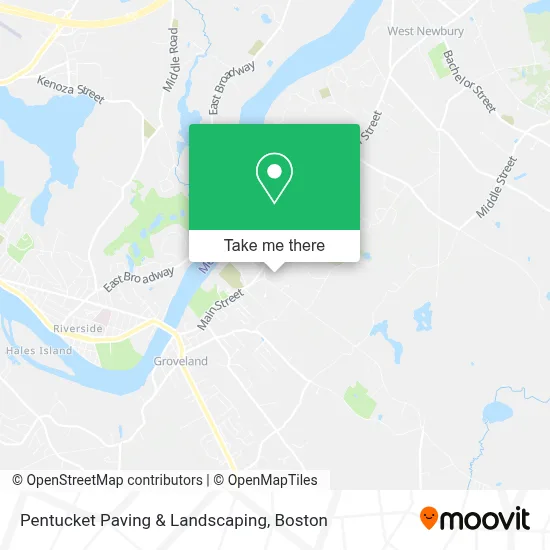 Pentucket Paving & Landscaping map