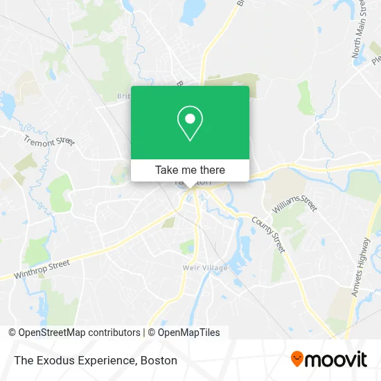 The Exodus Experience map