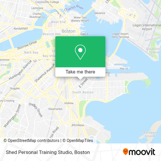 Shed Personal Training Studio map