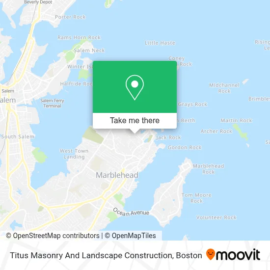 Titus Masonry And Landscape Construction map