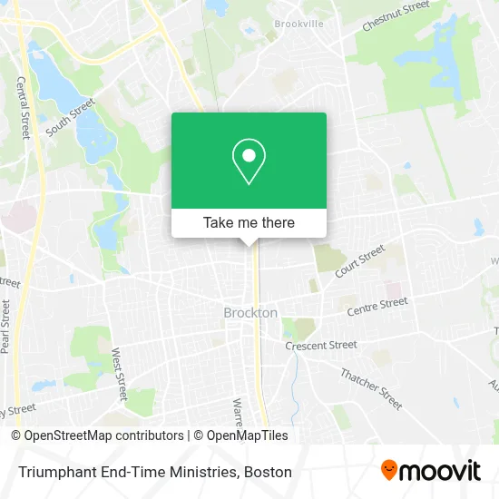 Triumphant End-Time Ministries map
