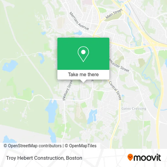 Troy Hebert Construction map