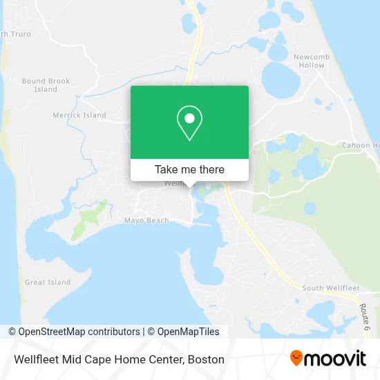 Wellfleet Mid Cape Home Center map