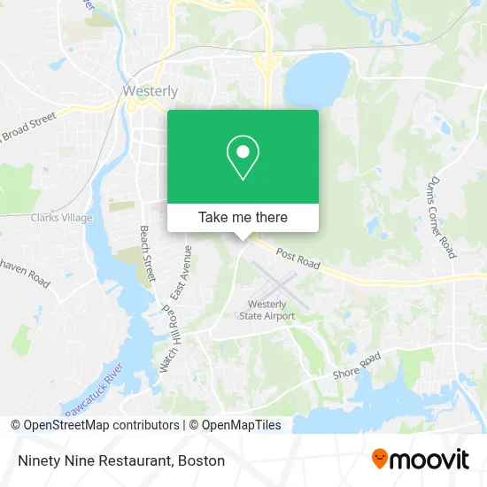 Ninety Nine Restaurant map
